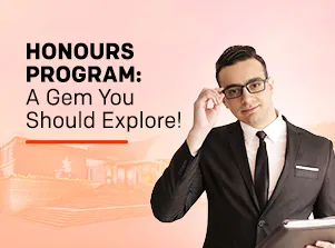 How can an Honours degree assist students in staying ahead of the competition?